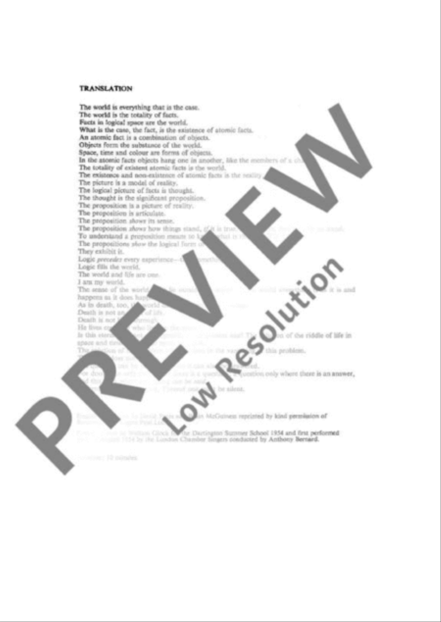 Excerpta tractati logico Philosophici 4-Part scores gallery preview page 3