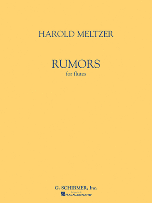 Book cover for Harold Meltzer - Rumors