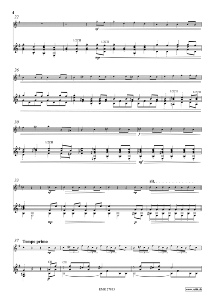 Nocturne Tenor Recorder scores gallery preview page 5
