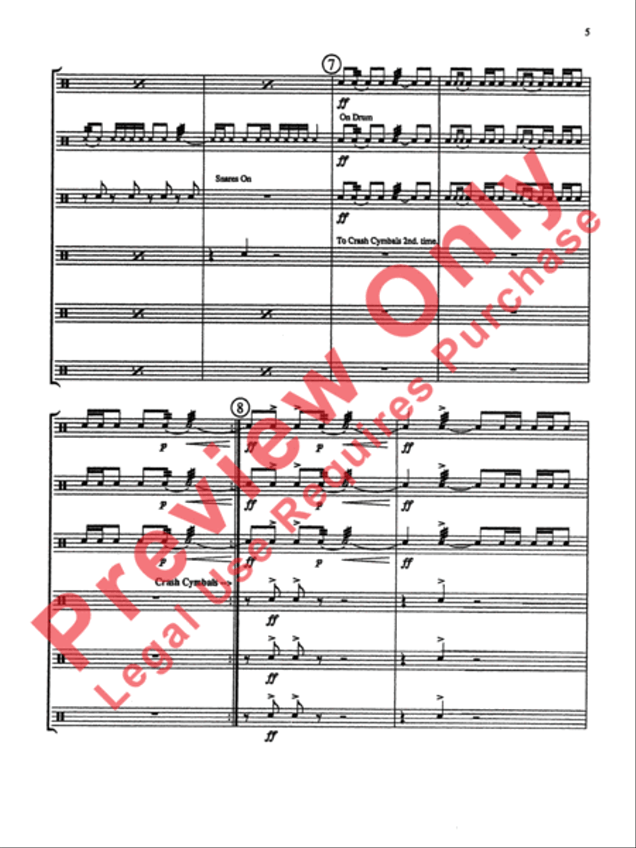 Assimilation Percussion Ensemble scores gallery preview page 8