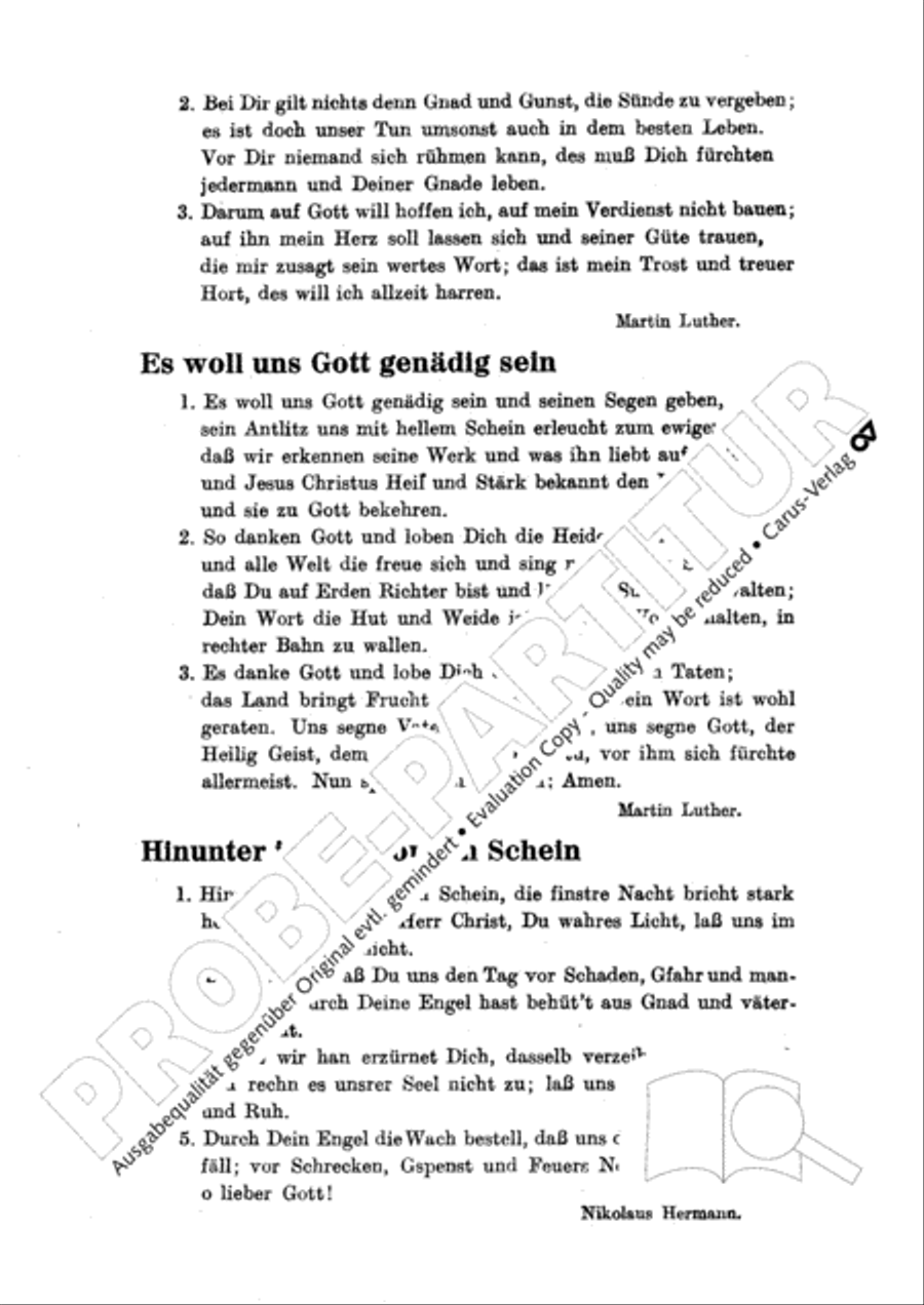Stern: Der Choral im Kanon Choir scores gallery preview page 4