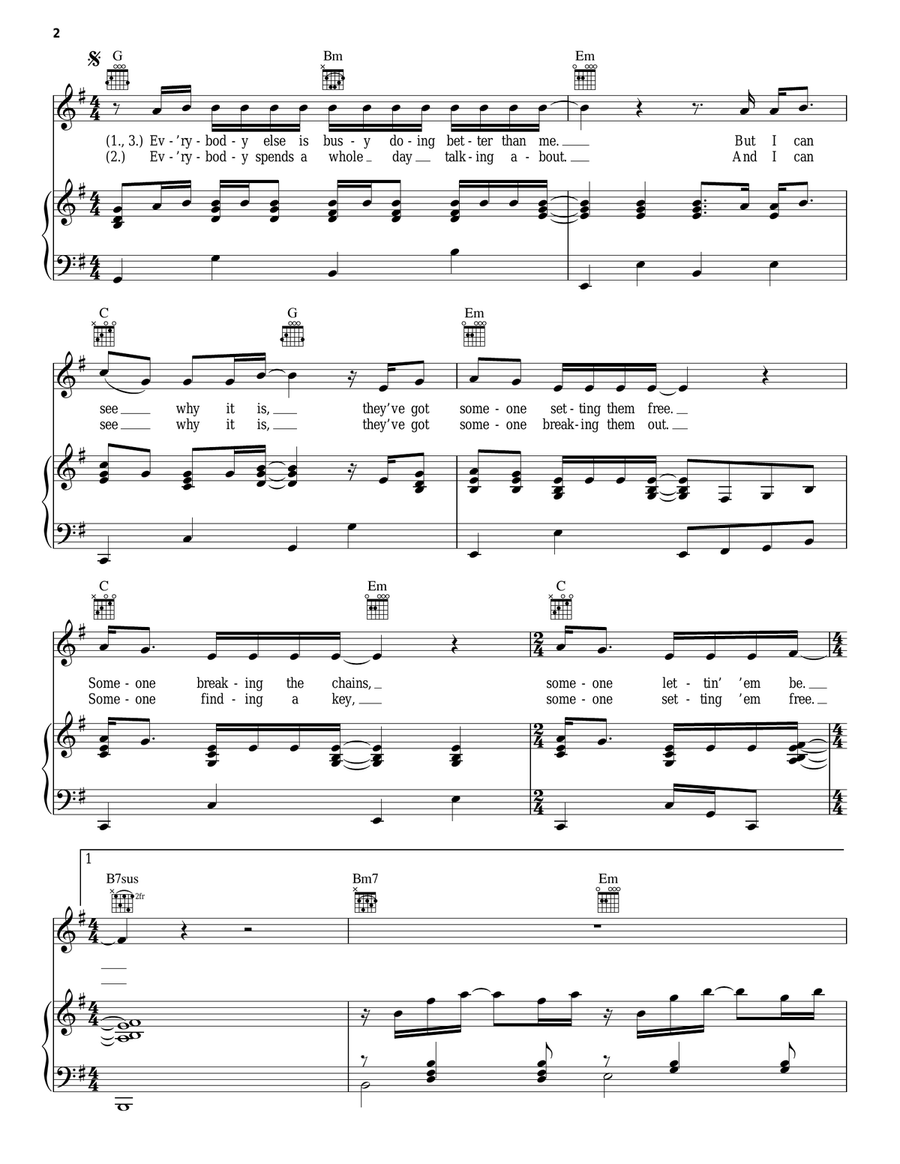 Alligator Acoustic Guitar scores gallery preview page 2