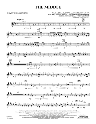 The Middle (arr. Paul Murtha) - Eb Baritone Saxophone