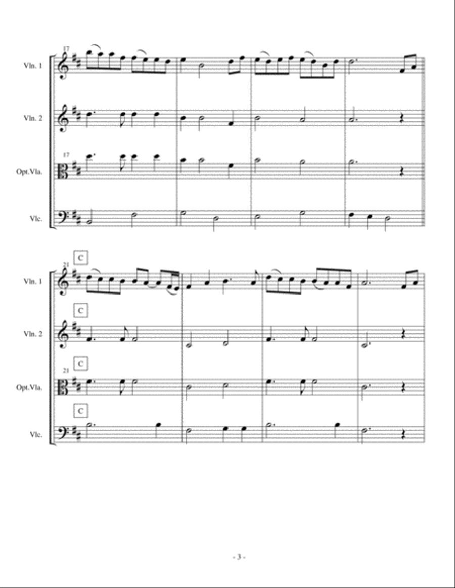 Colors Of The Wind String Trio scores gallery preview page 3