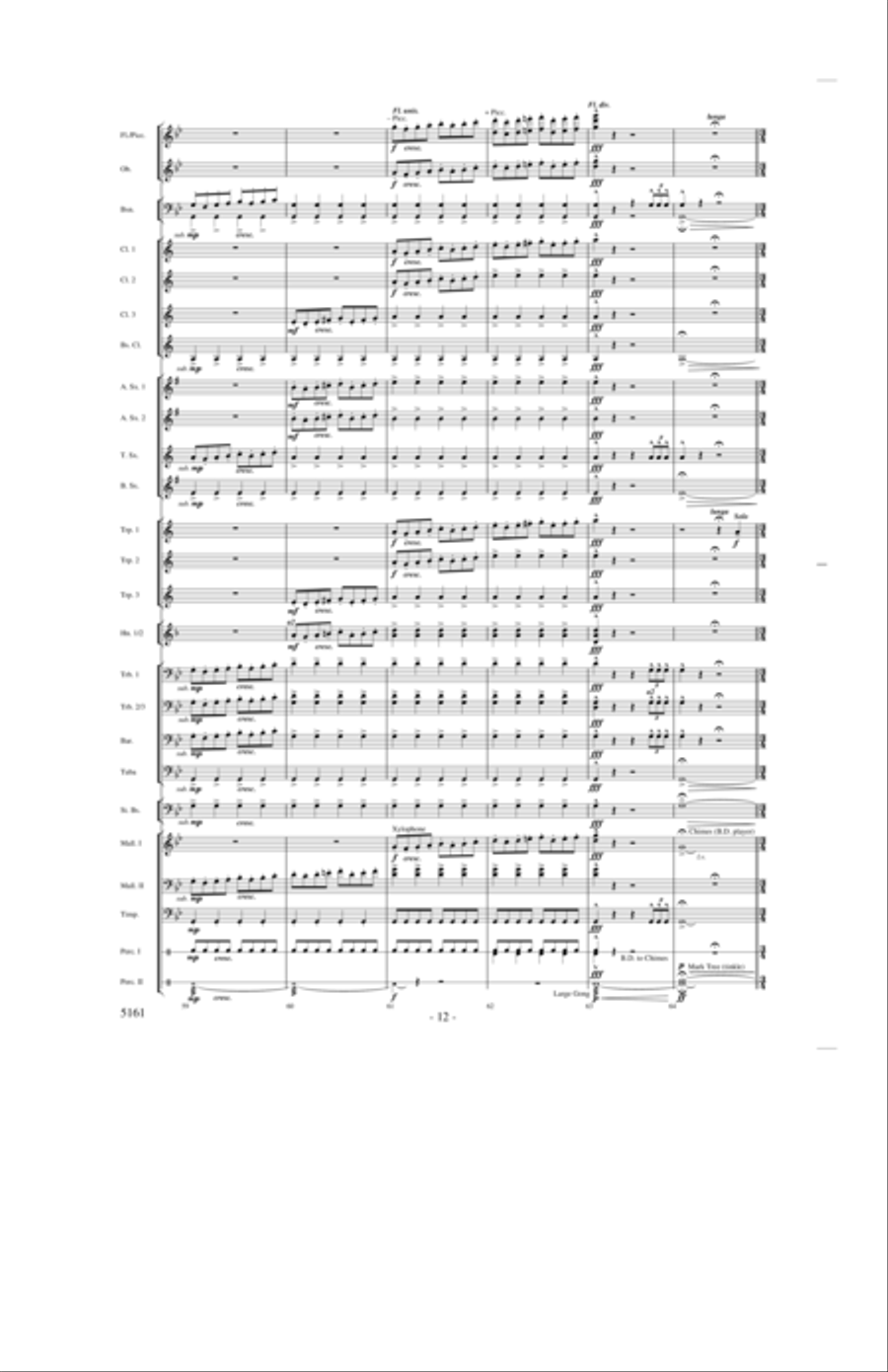 Into the Joy of Spring Concert Band scores gallery preview page 11