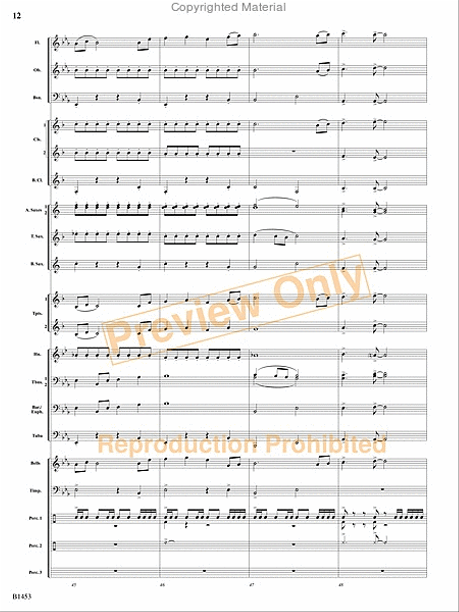 Soaring! Concert Band scores gallery preview page 25