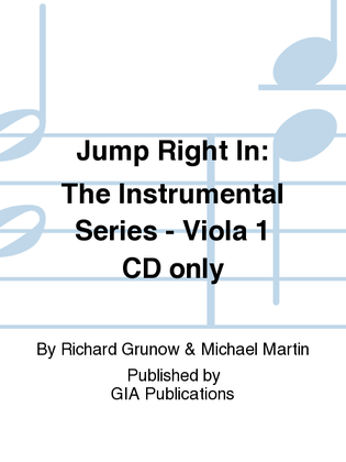 Jump Right In: Student Book 1 - Viola (CD only)
