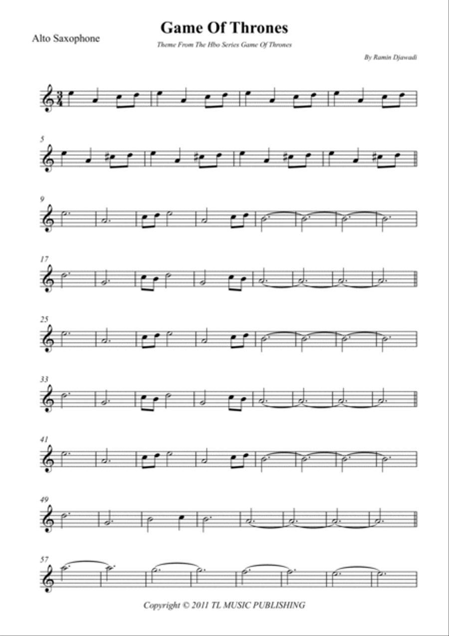 Game Of Thrones Woodwind Duet scores gallery preview page 4