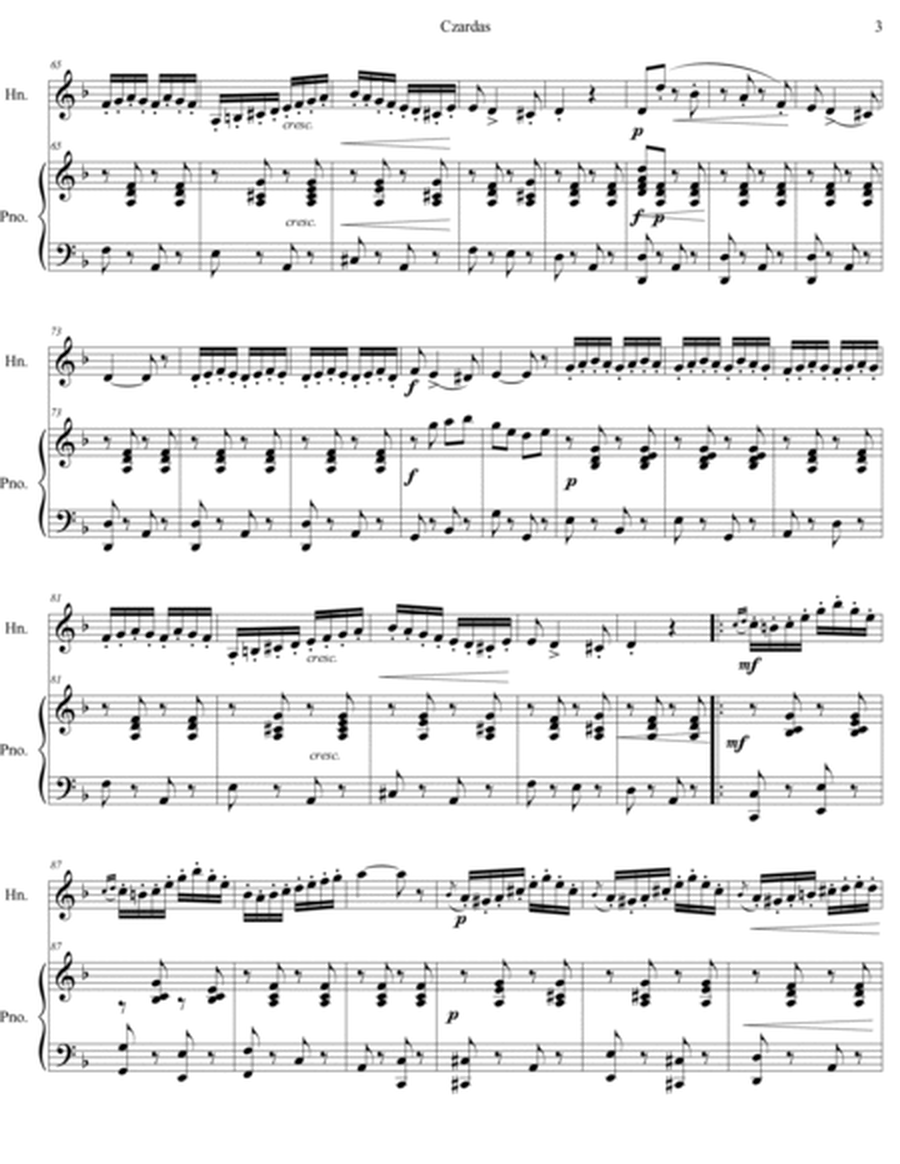 Vittorio Monti - Czardas for Horn in F and Piano
