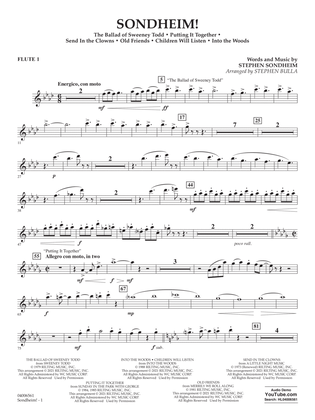 Sondheim! (arr. Stephen Bulla) - Flute 1