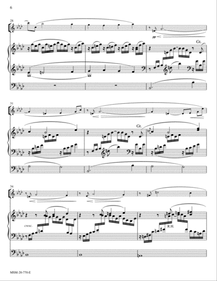 Romance and Scherzo from Suite, Op. 34 Flute scores gallery preview page 6