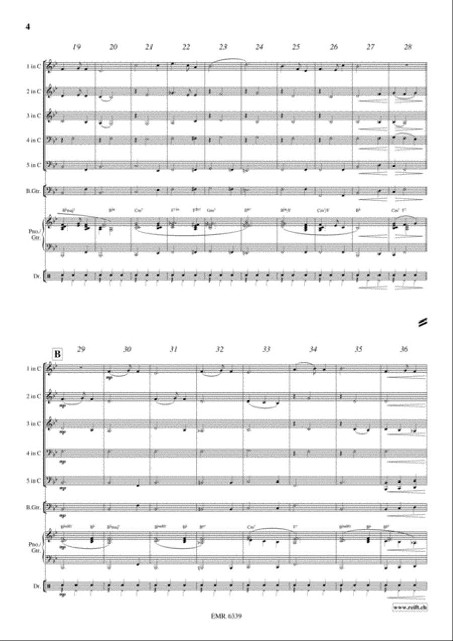 Silent Night Silent Night Concert Band scores gallery preview page 5