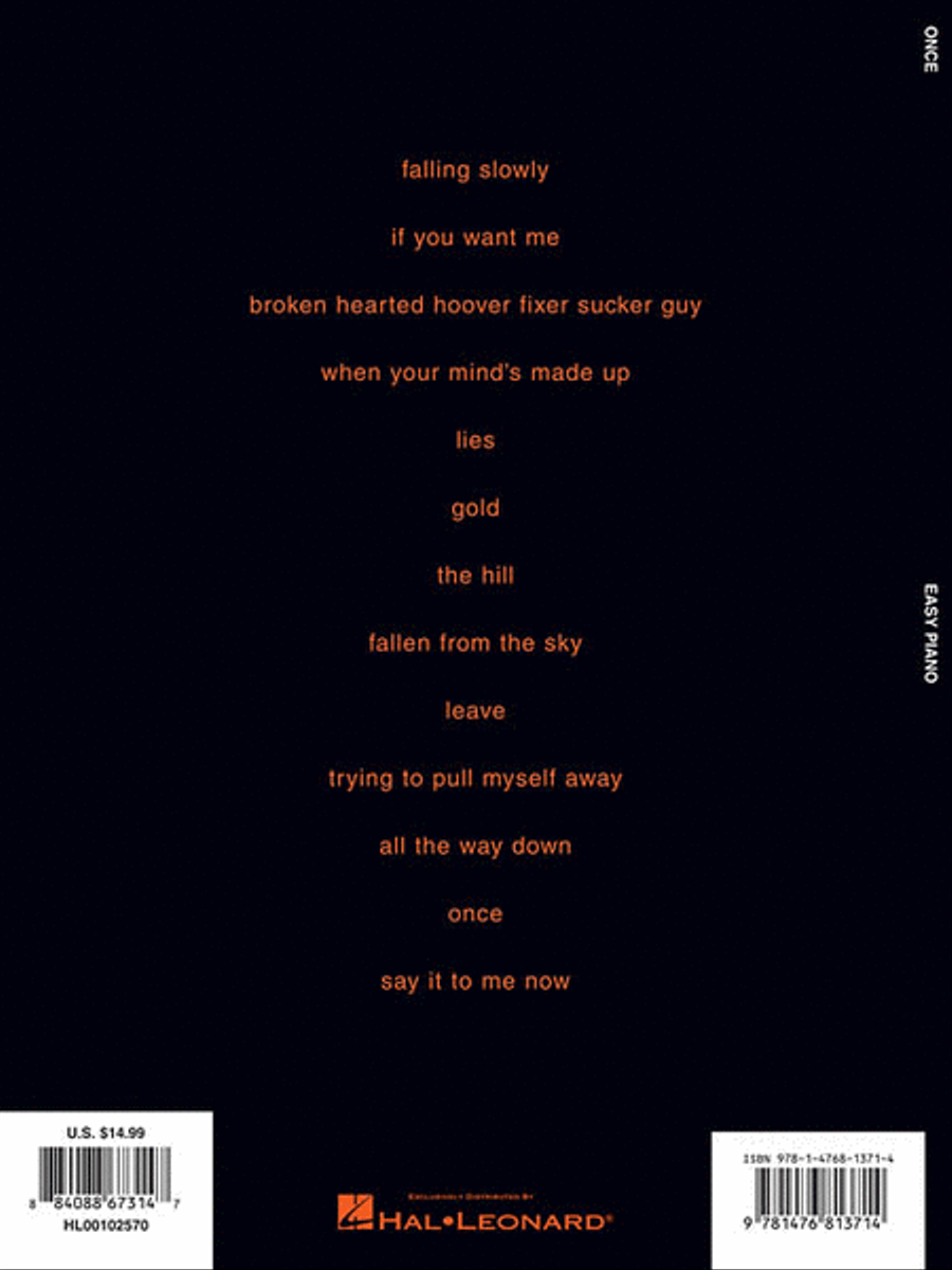 Once Once Easy Piano scores gallery preview page 2