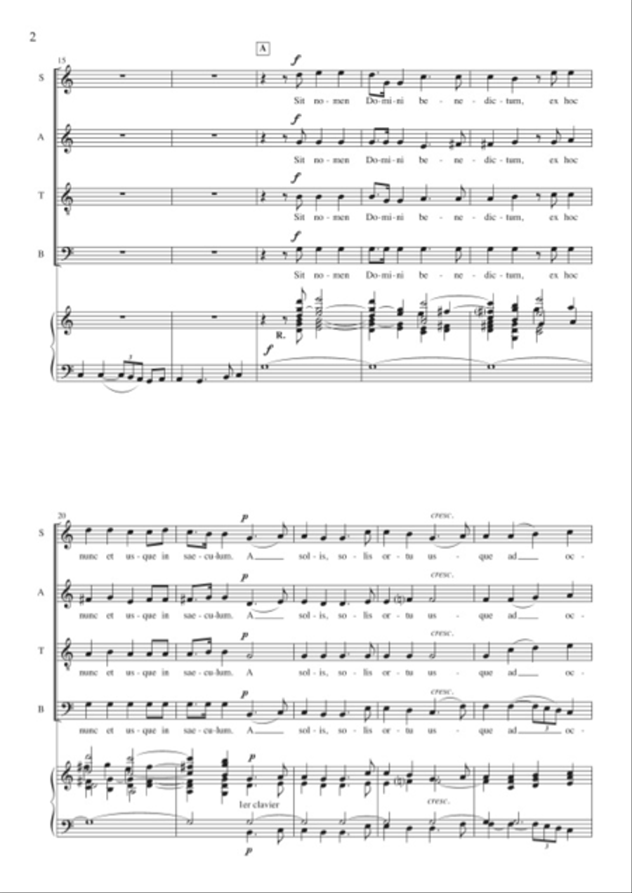 Psaume 112 Psaume 112 4-Part scores gallery preview page 3