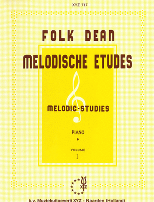 Book cover for Melodische Etudes 1