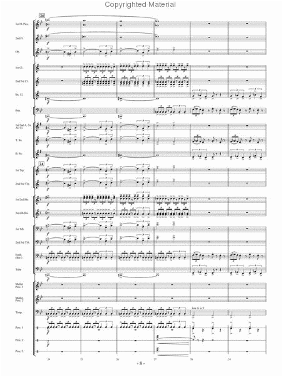From the Eye of the Storm Concert Band scores gallery preview page 7