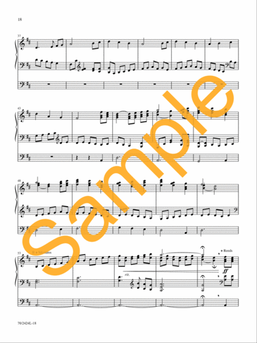 Advent to Ascension Organ Solo scores gallery preview page 16