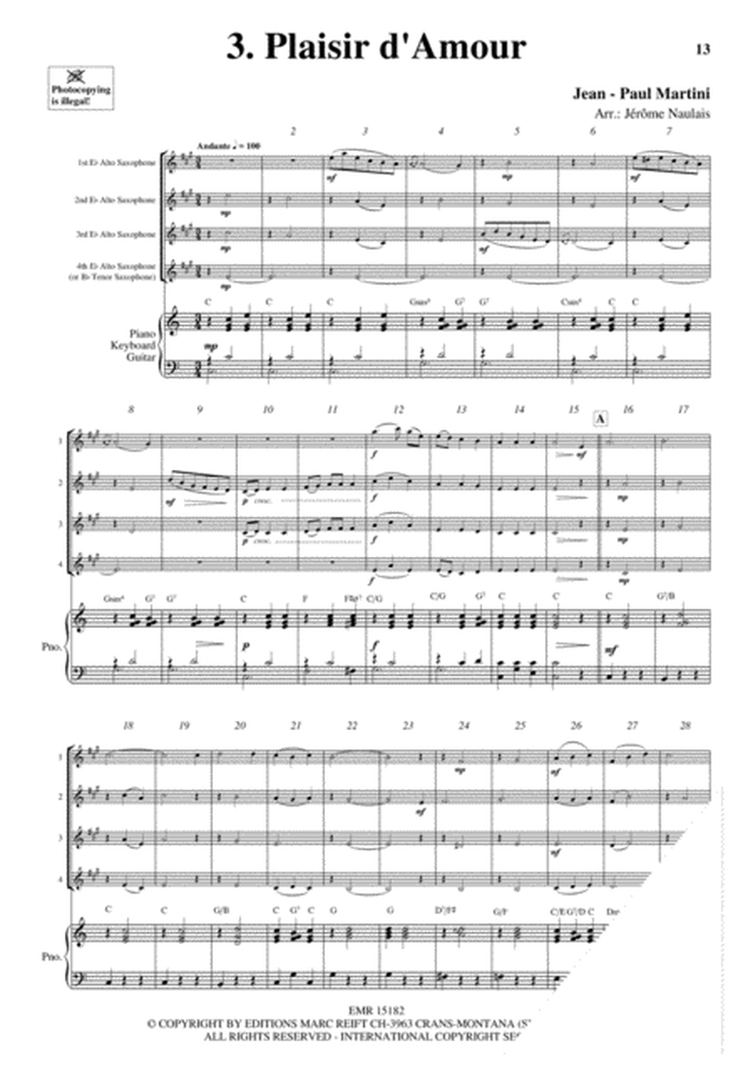 4 Alto Saxophones & Piano Vol. 8 image number null