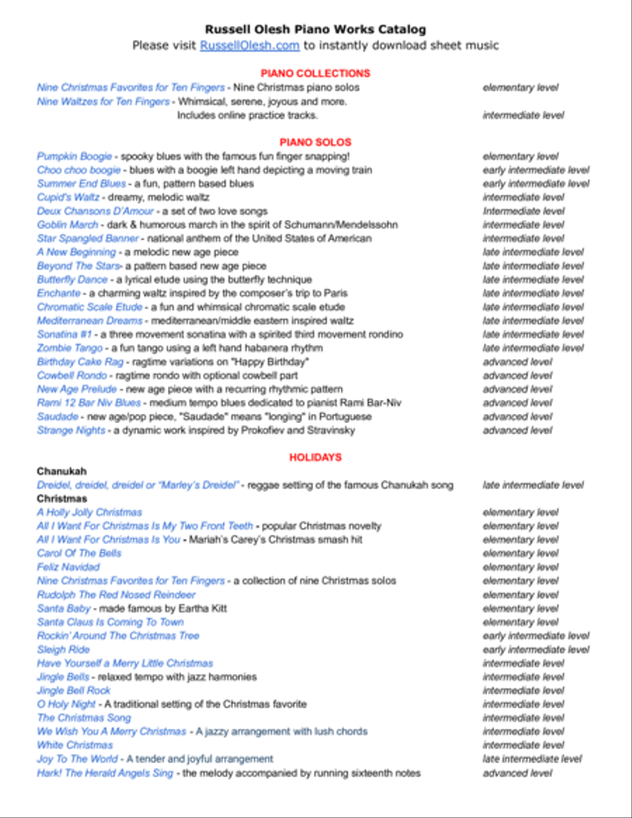 All I Want For Christmas Is My Two Front Teeth Piano Solo scores gallery preview page 2