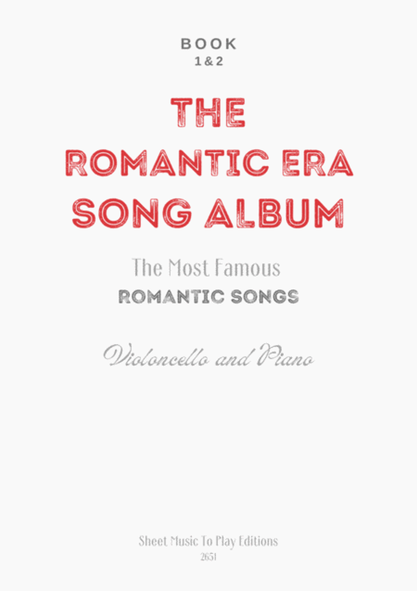 10 Romantic Songs for Violoncello and Piano image number null