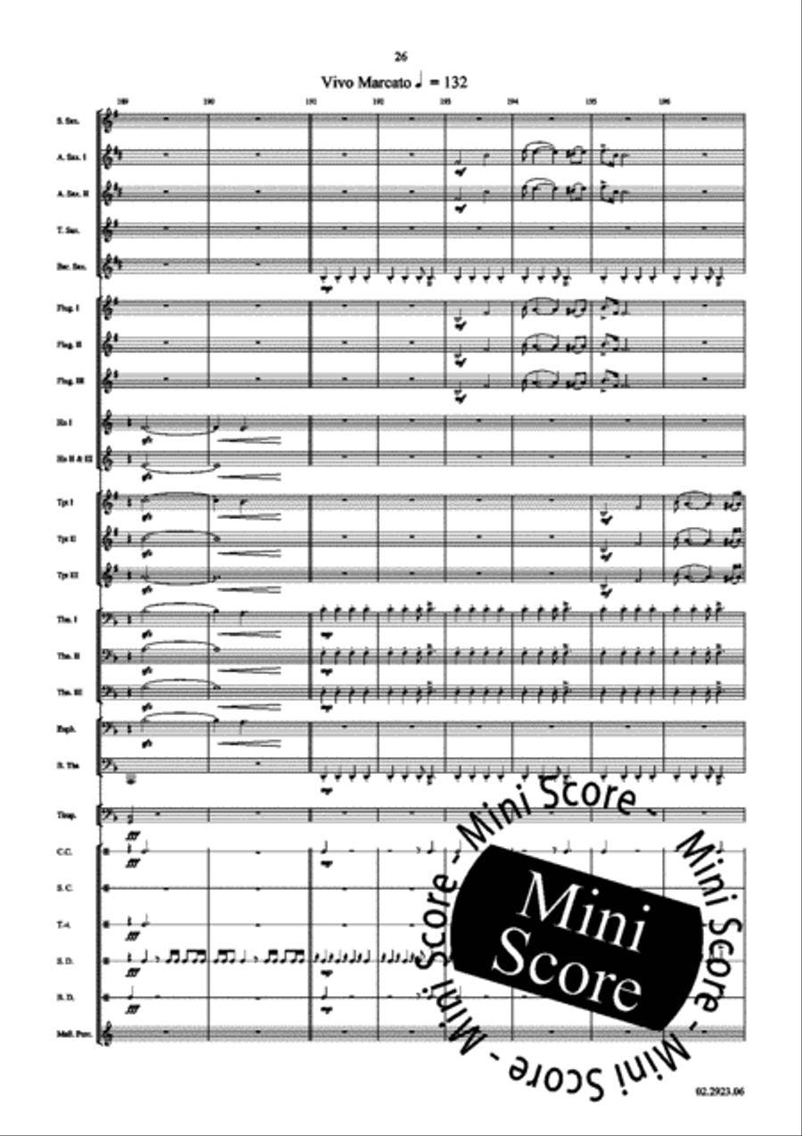 Mandragora Fanfare Band scores gallery preview page 30