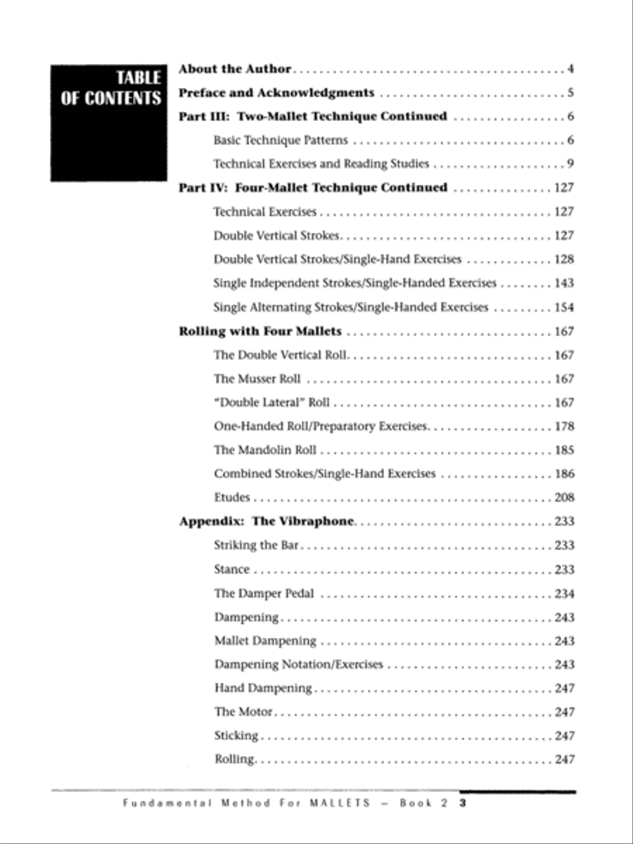 Fundamental Method for Mallets, Book 2 Percussion scores gallery preview page 5