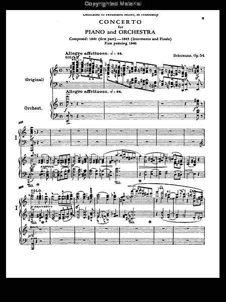 Piano Concerto in A Minor, Op. 54