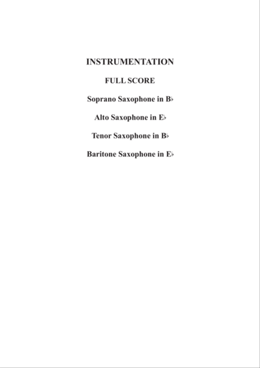 Oh Susanna (for Saxophone Quartet) Saxophone Quartet scores gallery preview page 2