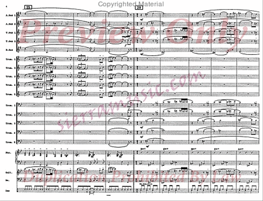 Every Summer Night Big Band scores gallery preview page 5