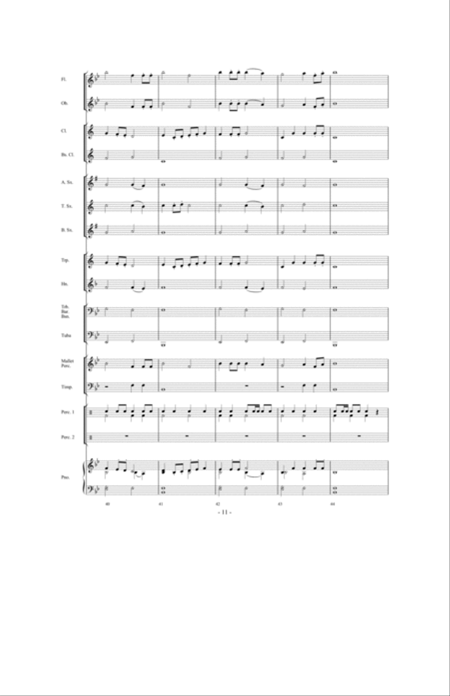 Air of Nobility Air of Nobility Concert Band scores gallery preview page 10