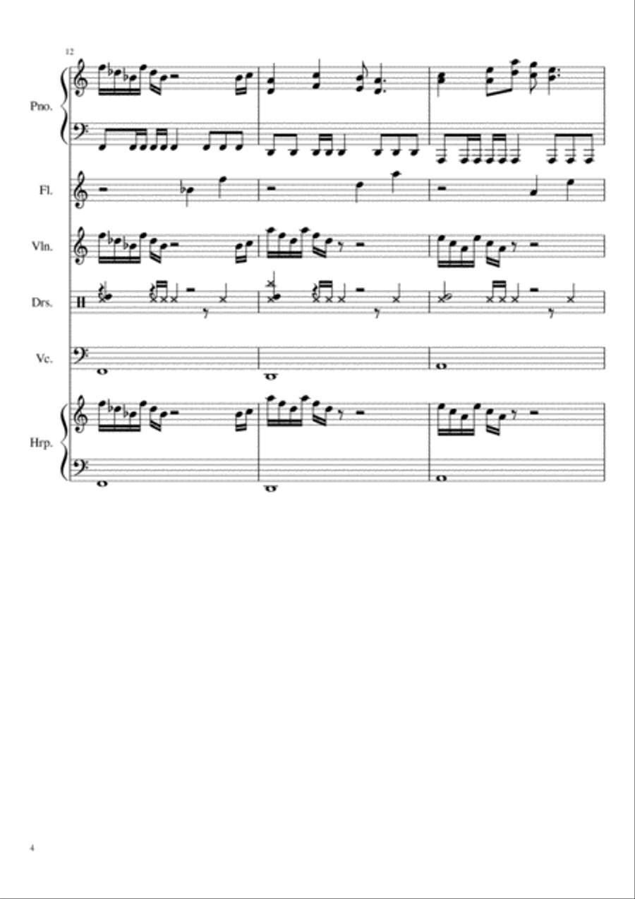 Autum Waves Small Ensemble scores gallery preview page 4