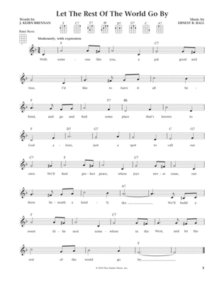 Let The Rest Of The World Go By (from The Daily Ukulele) (arr. Liz and Jim Beloff)