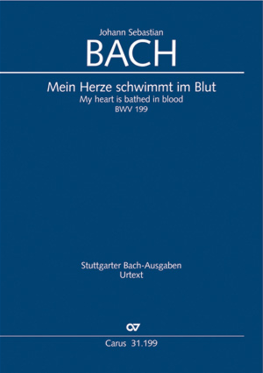 My heart is bathed in blood (Mein Herze schwimmt im Blut) Piccolo scores gallery preview page 1