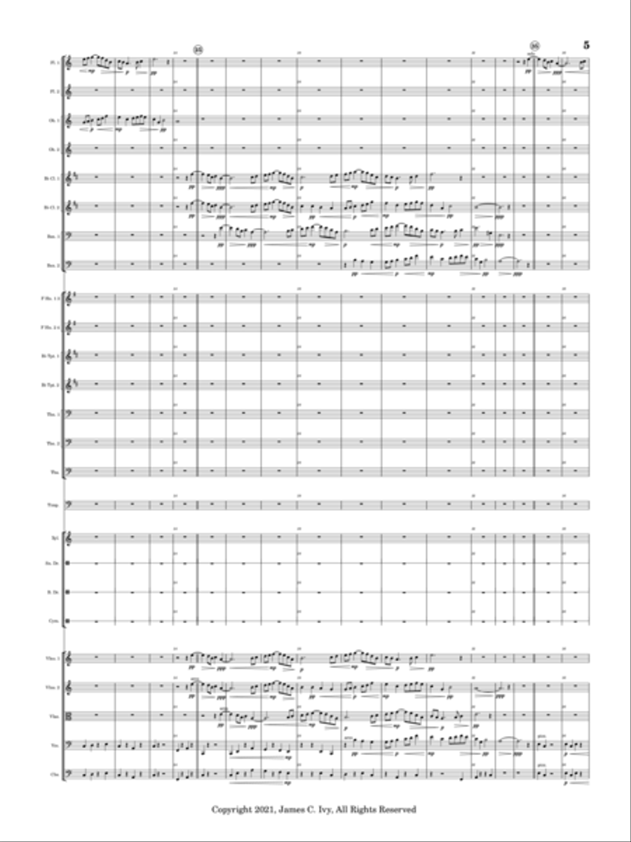 The Caliph - An Orchestral Suite Full Orchestra scores gallery preview page 6