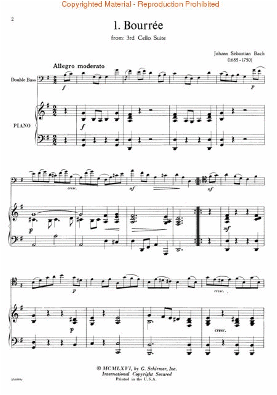 Solos for the Double Bass Player Double Bass scores gallery preview page 4