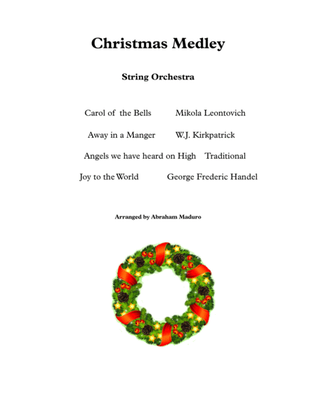 Book cover for 4 Christmas Songs String orchestra