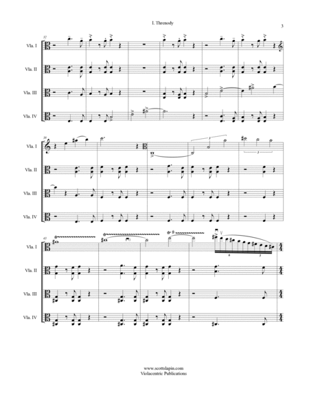 Music for Multiple Violas or Viola Quartet: Book 1