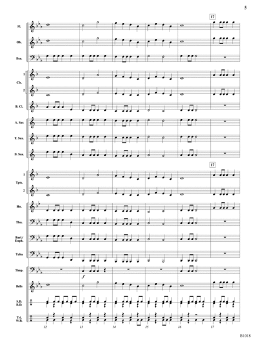 Rite of Passage: Score Concert Band scores gallery preview page 5