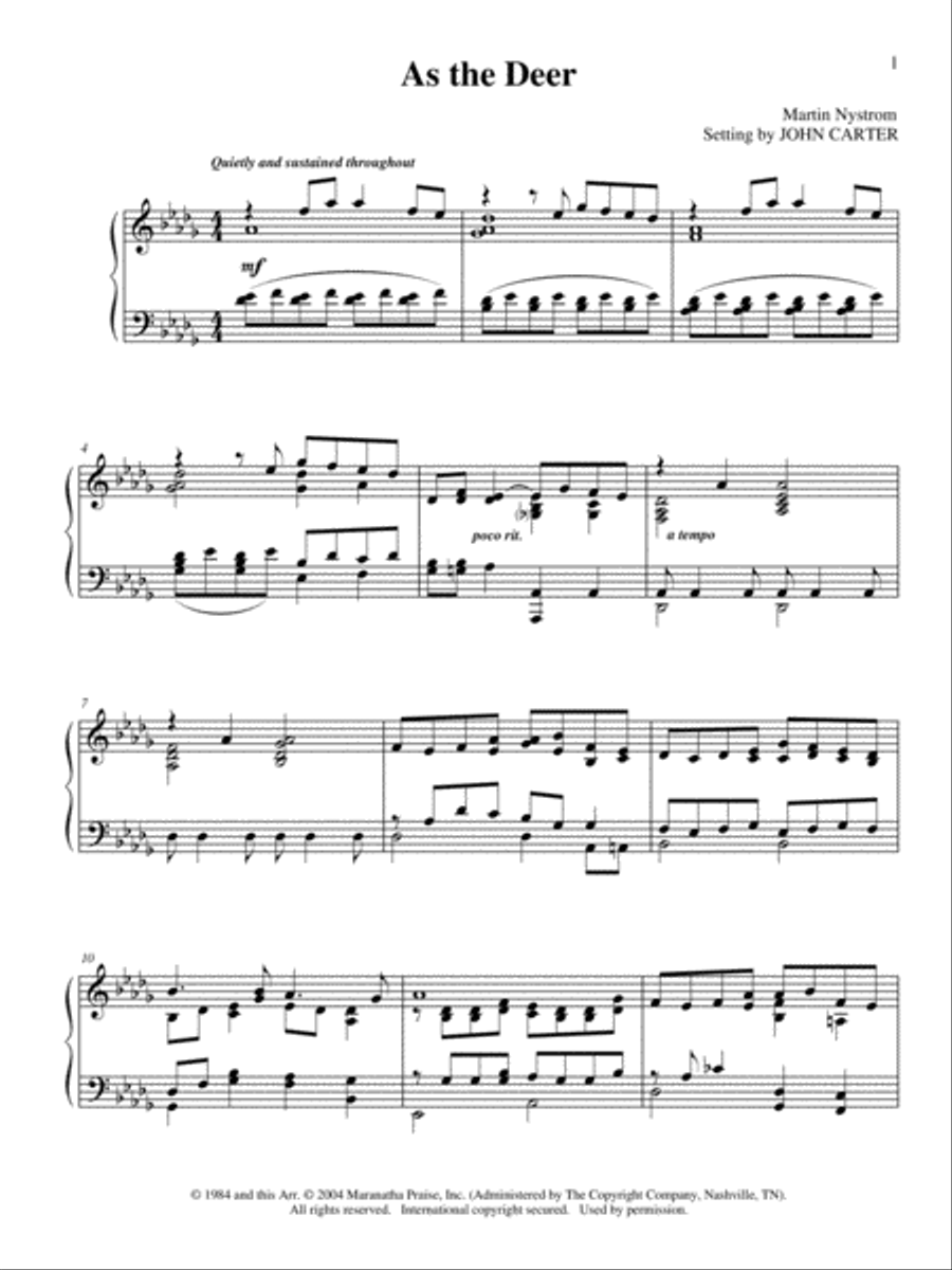 Today's Hymns and Songs II for Piano Piano Solo scores gallery preview page 2