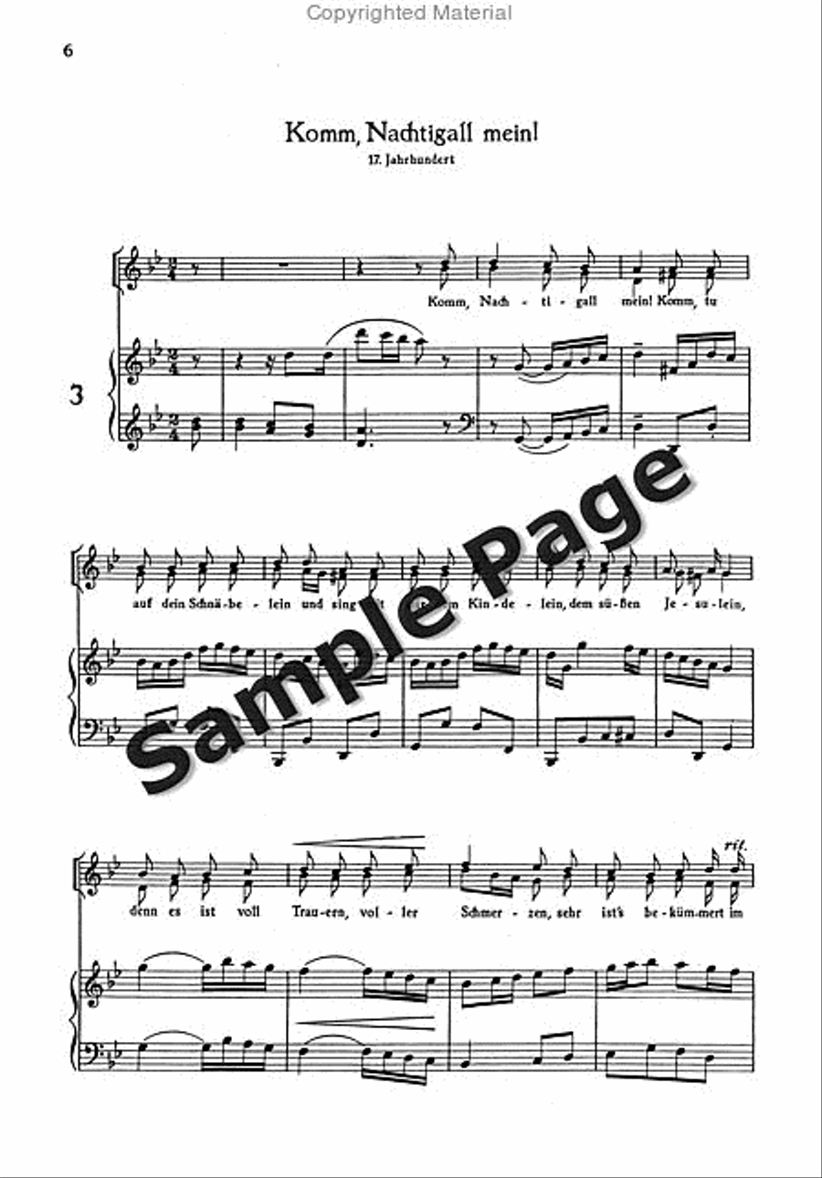 Weihnachtslieder 6 Sop/pf SA scores gallery preview page 7