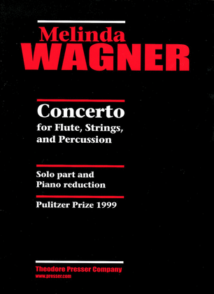 Book cover for Concerto For Flute, Strings, And Percussion