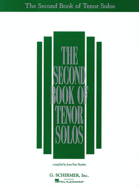 The Second Book of Tenor Solos (Book Only)