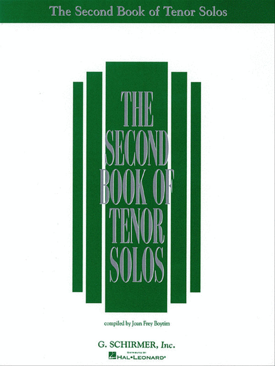 The Second Book of Tenor Solos (Book Only)