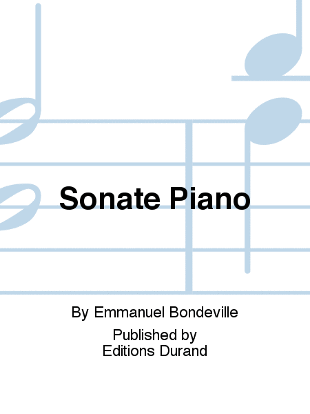 Sonate Piano