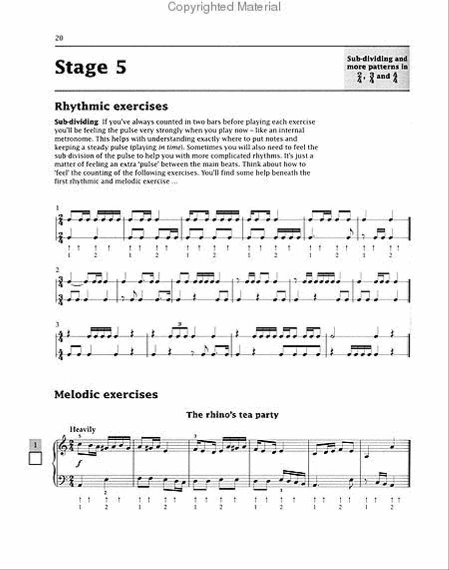 Improve Your Sight-reading! Piano, Level 6 Piano Method scores gallery preview page 4