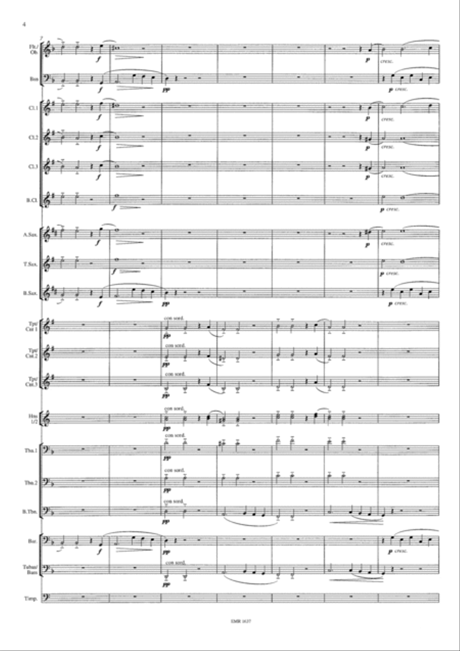 Barry Lyndon Concert Band scores gallery preview page 5