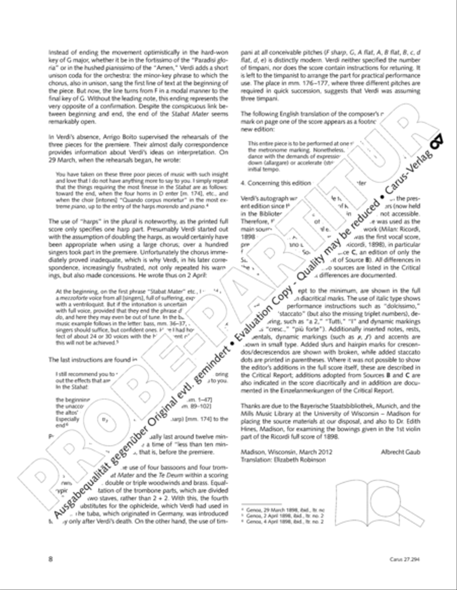 Stabat mater Stabat mater 4-Part scores gallery preview page 9