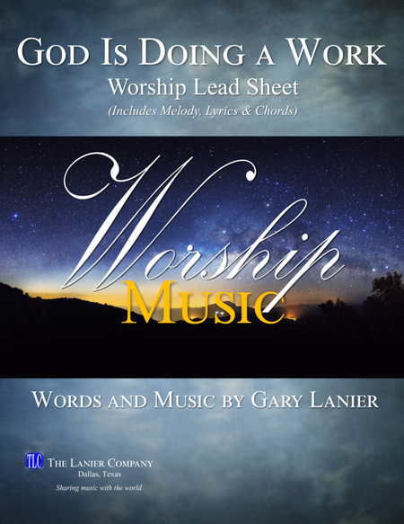 GOD IS DOING A WORK, Lead Sheet (Includes Melody, Lyrics & Chords) image number null