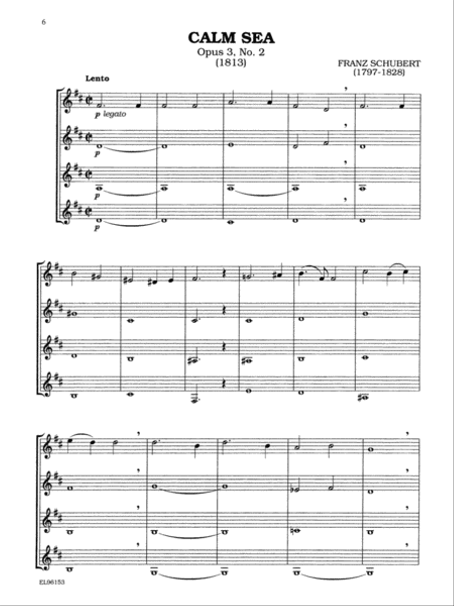 Classical Quartets for All (From the Baroque to the 20th Century) Small Ensemble scores gallery preview page 4