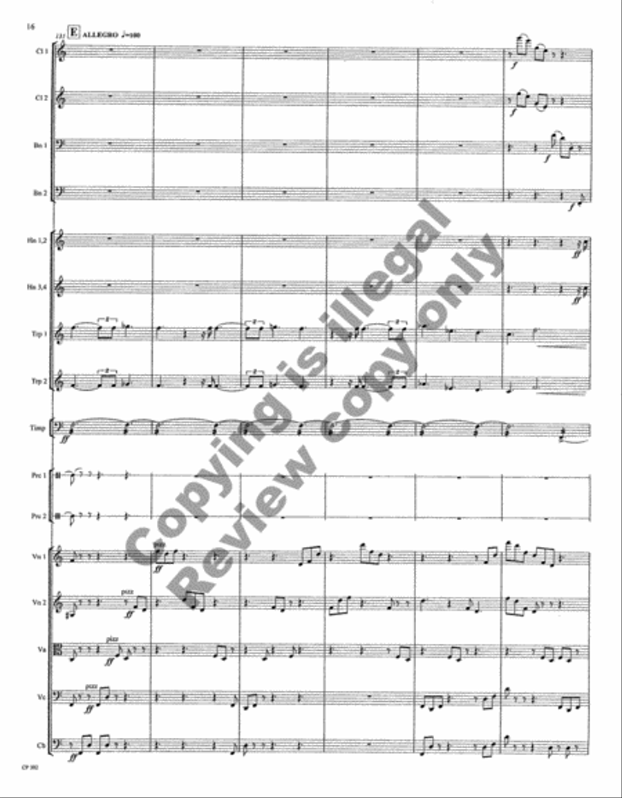 Symphony No. 1 Full Orchestra scores gallery preview page 120
